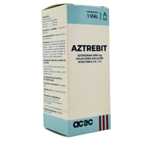 Aztrebit Aztreonam 1000 mg inyectable