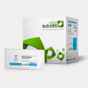 SEDA NEGRA TRENZADA - Sutura no absorbible
