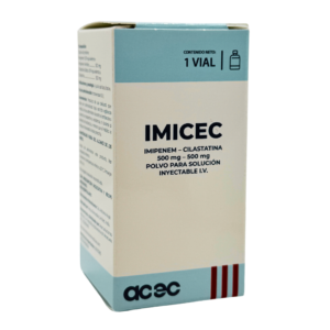 IMICEC 500 mg – 500 mg POLVO PARA SOLUCIÓN INYECTABLE I.V. - Imipenem - Cilastatina