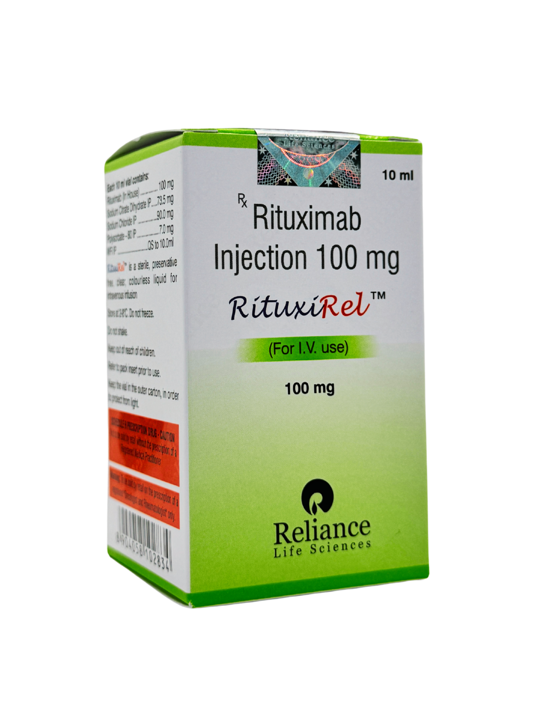 Rituxirel 100 mg / 10 mL Solución Inyectable | Rituximab