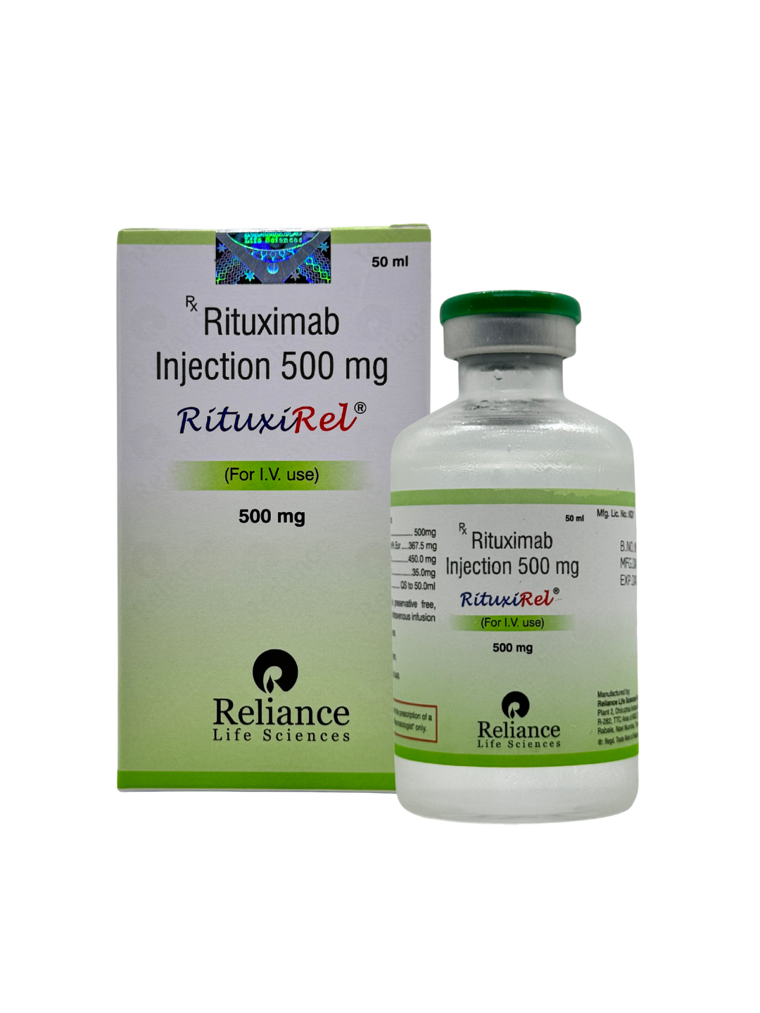 Rituxirel 500 mg / 50 mL Solución Inyectable | Rituximab - Imagen 2