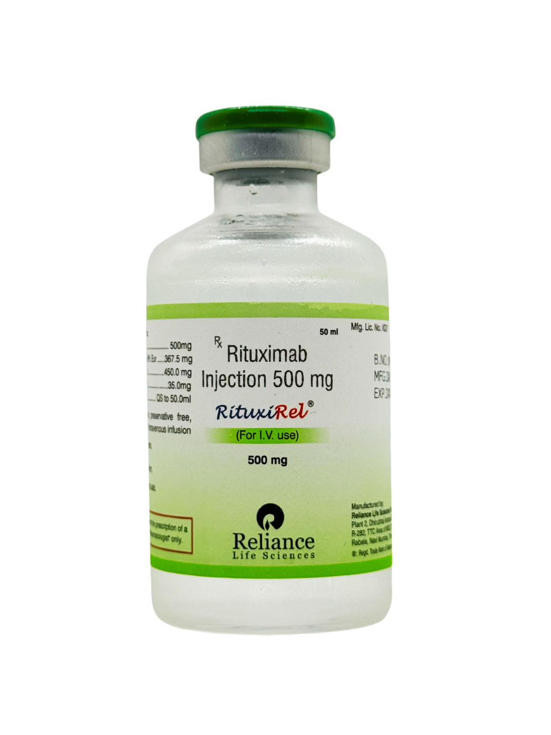 Rituxirel 500 mg / 50 mL Solución Inyectable | Rituximab - Imagen 3