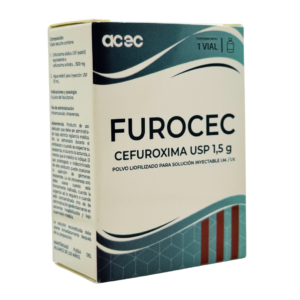 FUROCEC 1,5 G POLVO PARA SOLUCIÓN INYECTABLE I.V.CEFUROXIMA I.M. / I.V. - Cefuroxima