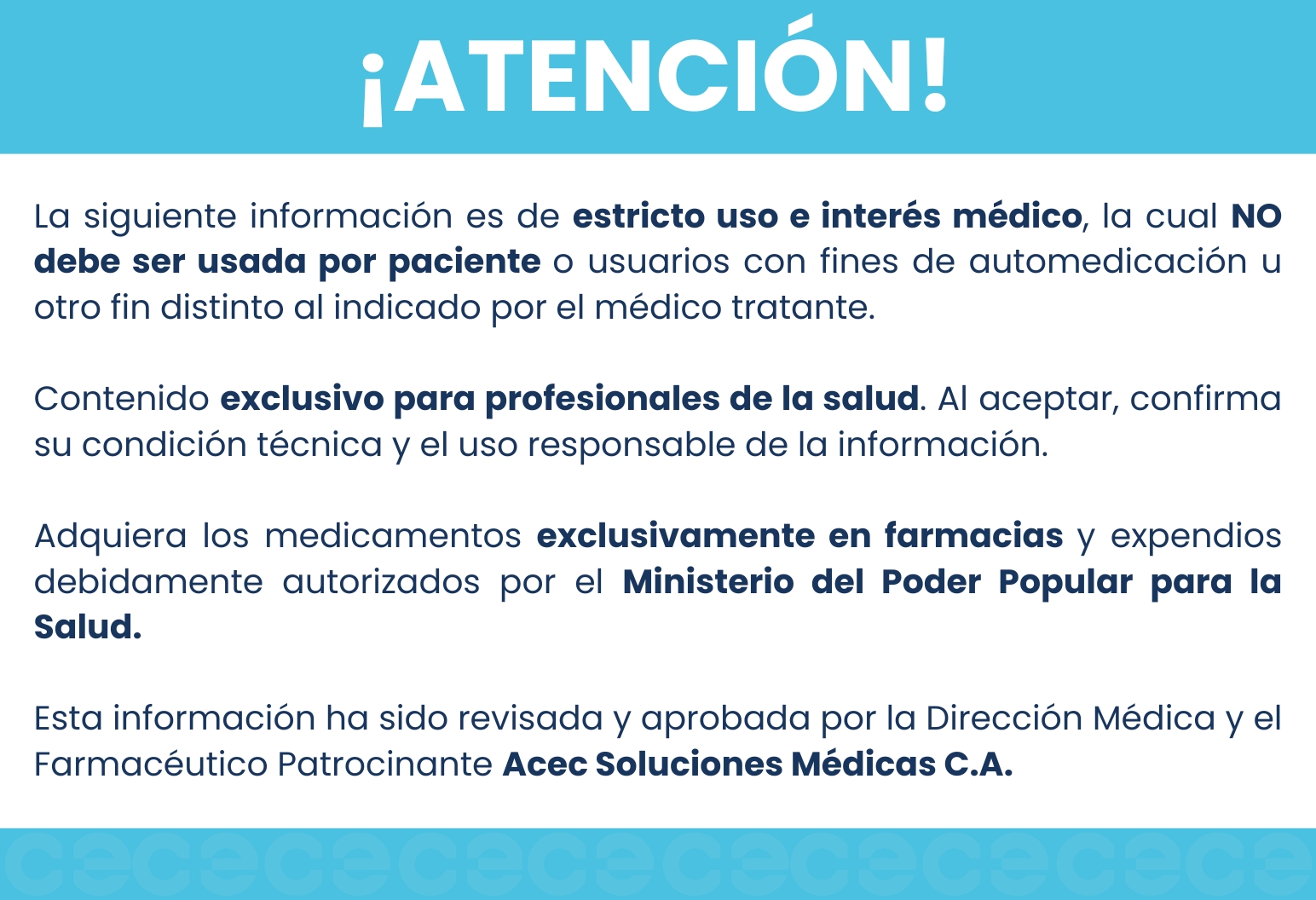 Acec Soluciones Médicas Prescripción Facultativa